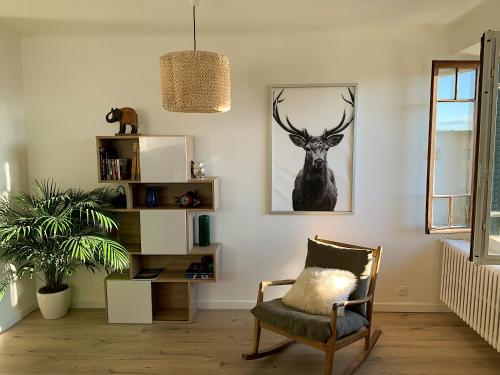 Elégant 3 pièces - Parking - Location saisonnière - Thonon-les-Bains