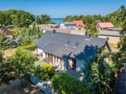 Viesnīcas āriene, traumHaff - Sea Hideaway Ostsee Region - privates NORDICSPA, Kamin, Kunst, Hund 300m zum Strand in Eggesin