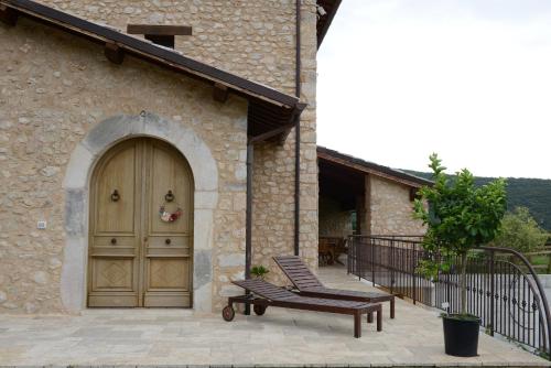 入口, Casale dei Briganti in 諾西亞