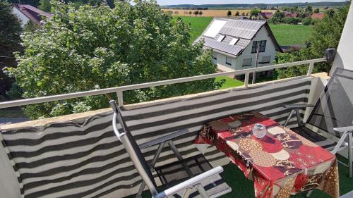 Balkons/terase, Ferienwohnung Schlieben in Schlieben