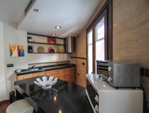 Konyha, Apartamentos Turisticos Aguas de Viznar in Viznar