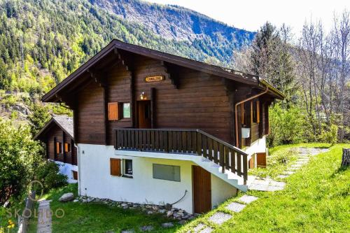 外部景觀, Ferienwohnung Chalet Tamalone, Mörel (Ferienwohnung Chalet Tamalone, Morel) in 莫雷爾