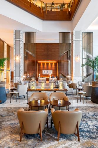 大堂, 迪拜瑞享大廣場酒店 (Grand Plaza Mövenpick Media City) in 阿爾巴沙高地