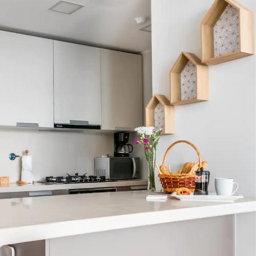 ห้องครัว, Apartamento Vacacional con Piscina Panama in กอนตาโดรา