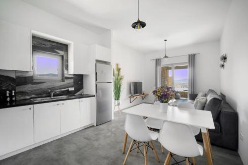 廚房, Nefeli Residence & Suite Ftelia beach Mykonos in 菲特利亞斯
