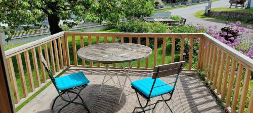 Erkély/terasz, Ferienwohnung Ritzinger in Perlesreut