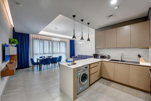 Kitchen, Abar Hotel Apartments near Nmc Hospital