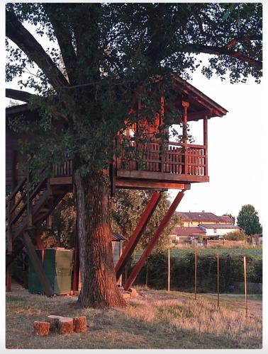  La Casa sull´albero Oasi Certosa di Pavia, Unterkunft in Borgarello