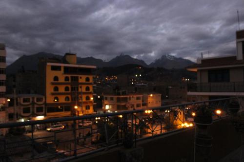 balkon/terras, Hotel Galaxia in Huaraz