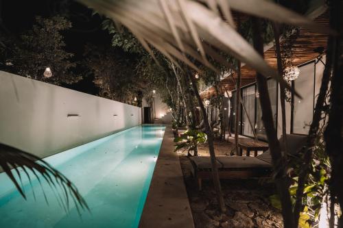 Unique & Stylish Apartment With Lovely Decked Terrace & Awesome Floating Pool In Tulum