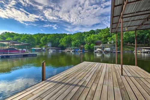 Lakefront Eldon Home with Private Boat Dock!
