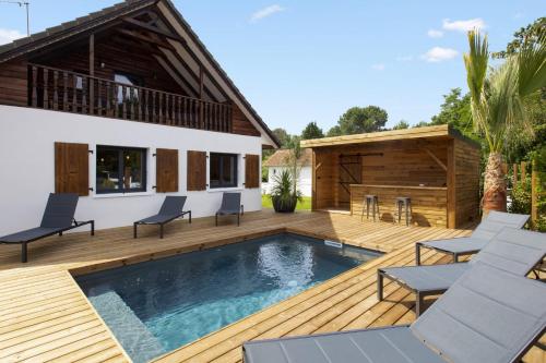 Superbe maison de vacances avec piscine 5 étoiles - Capbreton - Welkeys - Location saisonnière - Bénesse-Maremne