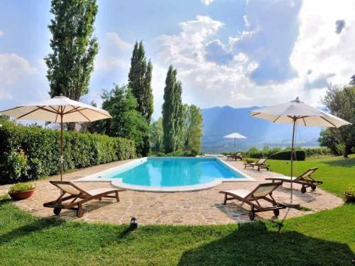Swimming pool, Villa Collepere Country House in Matelica