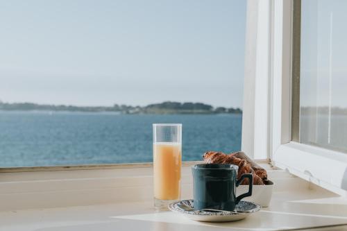 Chambre double, confort, vue sur la mer