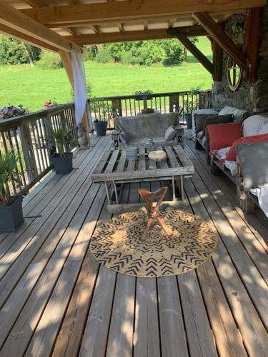 Balcony/terrace, Le Chalet De Thalie in Orbassy