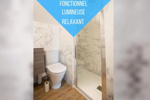 Bathroom, Self Checkin Automatique - Downtown - ANTARCTIQUE in La Ferte-sous-Jouarre
