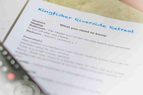 Kingfisher Riverside Retreat in Kenmare