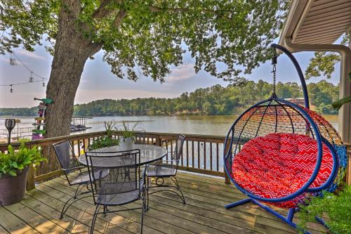 Lakefront Hot Springs Home with Swim Dock!