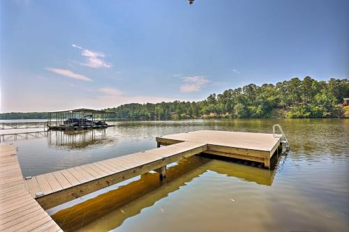 Lakefront Hot Springs Home with Swim Dock!