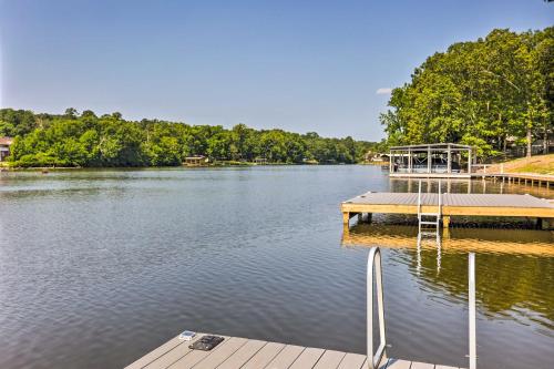 Lakefront Hot Springs Home with Swim Dock!