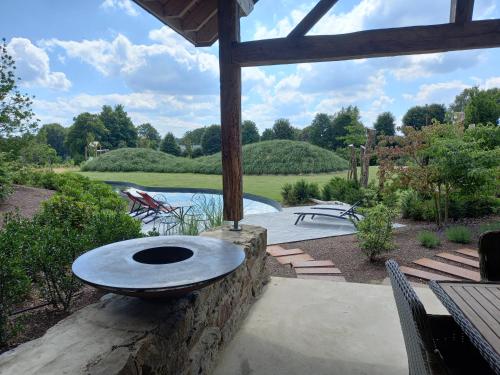 Úszómedence, Le jardin des fagnes in Robertville