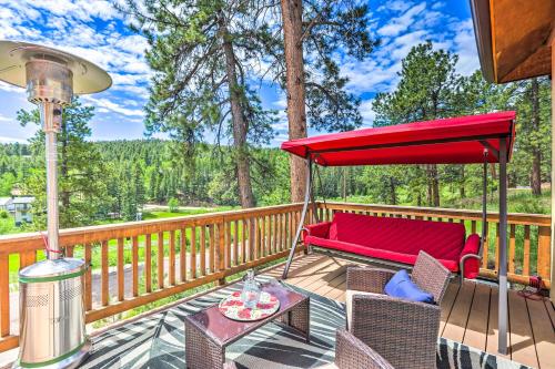 . Grand Conifer Retreat with Large Furnished Deck