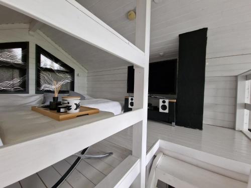 陽台/露台, Villa Laiskajaakko in 阿拉耶爾維