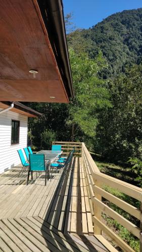 Balcon/terrasse, Complejo Kari Mapu Park in Pucon