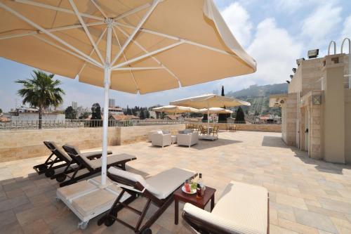 Balkon/terasa, The Colony Hotel in Haifa