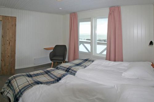 Балкон, Nesseby Guesthouse in Varangerbotn