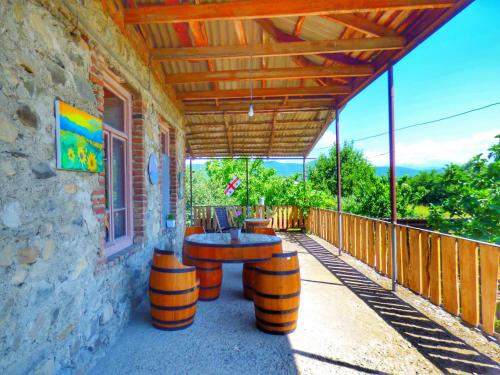Balcony/terrace, VELI, Guest House & Brewery in Zemo Alvani