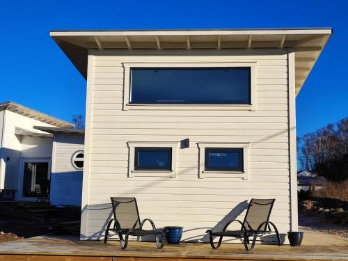 Iekārtas, New villa, 45sqm, 2 bedrooms, loft, 80m from beach, fantastic views & very quiet area in Gottskar