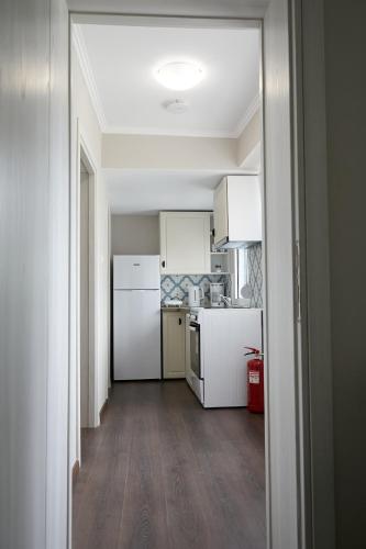 廚房, Romilia Guesthouse in 普拉坦尼蒂斯馬羅尼亞