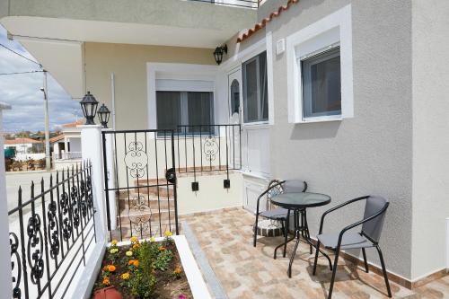 Balcony/terrace, Romilia Guesthouse in Platanitis Maronia