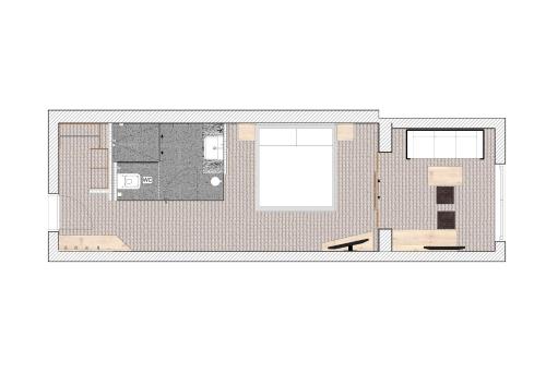 1 queen bed, 1 sofa bed