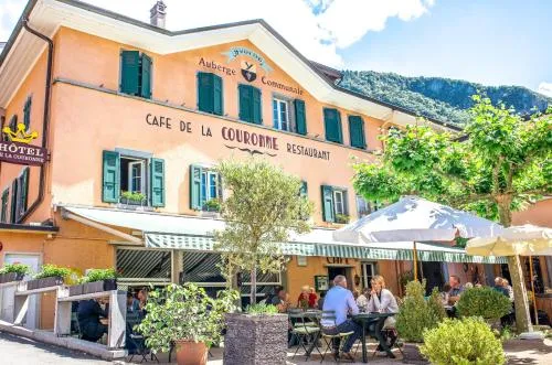 Auberge Communale de la Couronne in Yvorne, Schweiz