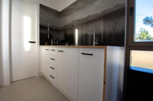 Konyha, Appartement Traumblick in Weinbohla