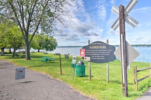 Lakefront Cayuga Retreat with Private Deck and Hot Tub