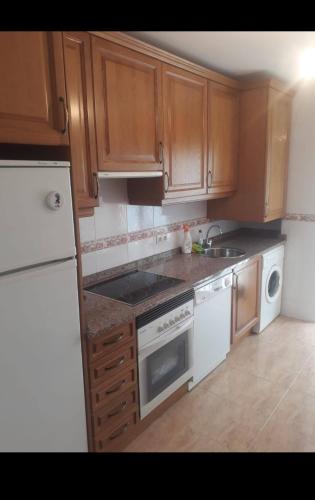 köök, Apartamento cerca de playas in Soto del Barco