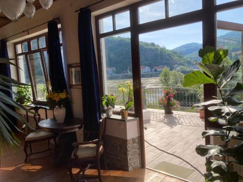 Rõdu/terrass, Goldene Wachau - Privatzimmer in Aggsbach Markt