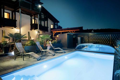 外部景觀, 賴克爾公園咖啡酒店 (Hotel Park Cafe Reichl) in 巴特阿巴赫