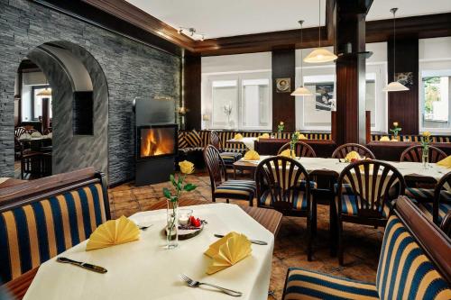 餐廳, 賴克爾公園咖啡酒店 (Hotel Park Cafe Reichl) in 巴特阿巴赫