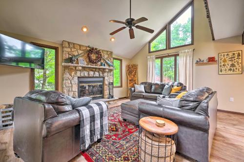 Family-Friendly Poconos Escape with Fire Pit! in Albrightsville, USA