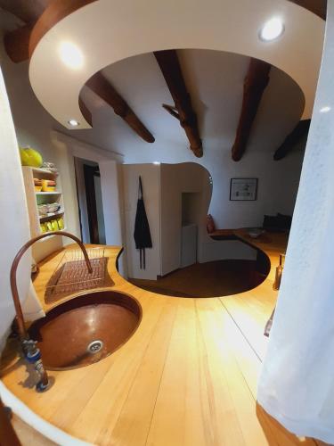 Konyha, Half Moon Hollow Eco Cottage in Ruiterbos