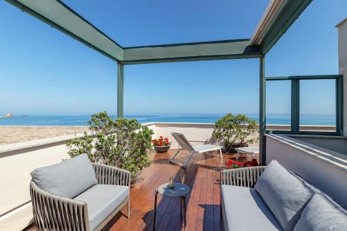 陽台/露台, 拉甘西亞公寓 (Residence La Gancia) in 特拉帕尼