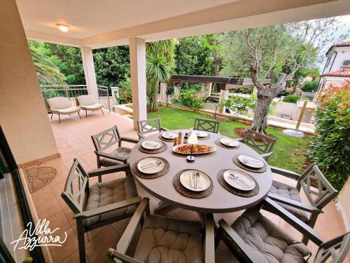 A szálláshely kívülről, Villa Azzurra in Basanija