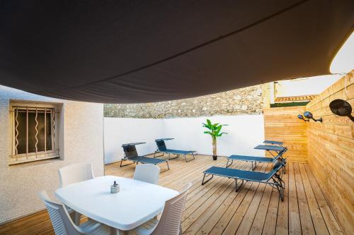 Superbe appartement à 2 pas des Halles, Climatisé, terrasse, garage