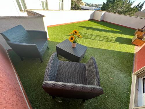 loft con terrazzo a livello stazione