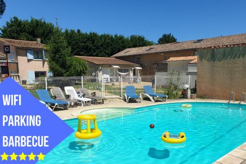 Bel Appartement T2 Climatisé avec piscine Poitiers-Futuroscope-CREPS de Poitiers