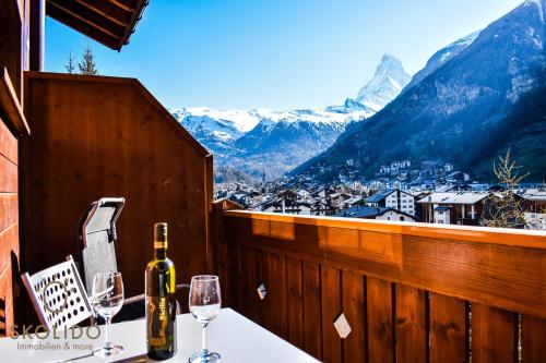 Wohnung in Zermatt mit postkarten Matterhornblick Zermatt